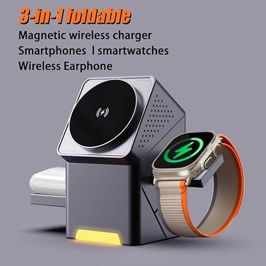 New Generation 3-in-1 Magnetic Wireless Charger