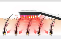 Electric Scalp Massager Comb – Magnetic Therapy Hair Growth Brush