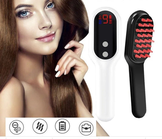 Electric Scalp Massager Comb – Magnetic Therapy Hair Growth Brush
