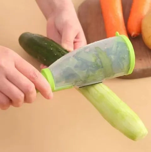 Peeling Knife With Storage Tube
