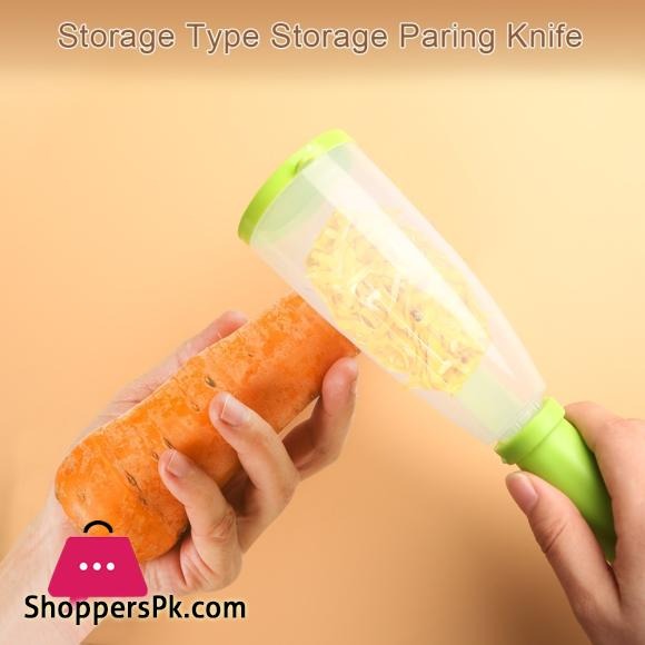 Peeling Knife With Storage Tube