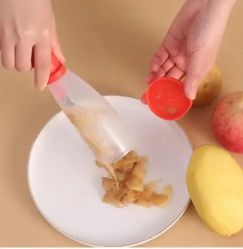 Peeling Knife With Storage Tube